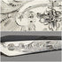 Circa 1850 British Antique Solid Silver Handle Cutlery 12 Pair Set in Wooden Box Martin Hall